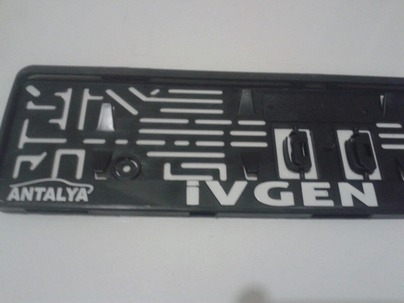 Kabartmalı Krom Kaplama Plakalık -28