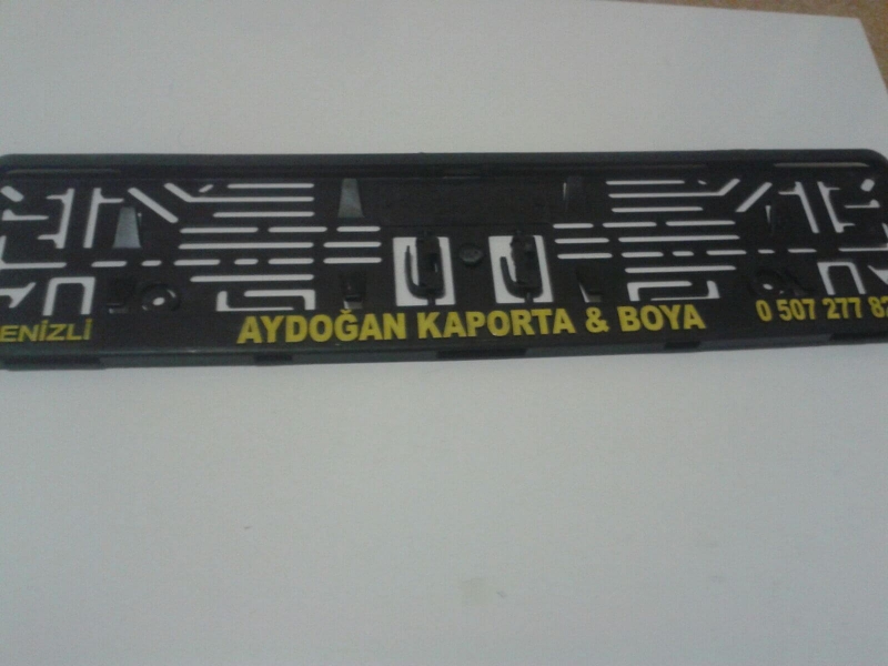 Kabartmalı Krom Kaplama Plakalık -22