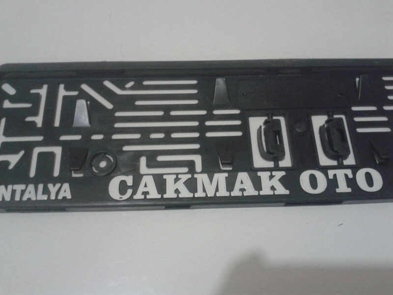 Kabartmalı Krom Kaplama Plakalık -35