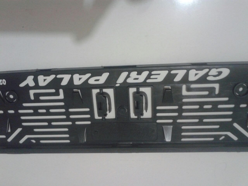 Kabartmalı Krom Kaplama Plakalık -37