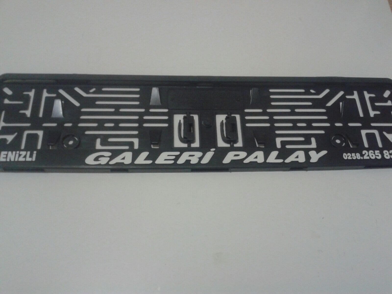 Kabartmalı Krom Kaplama Plakalık -38