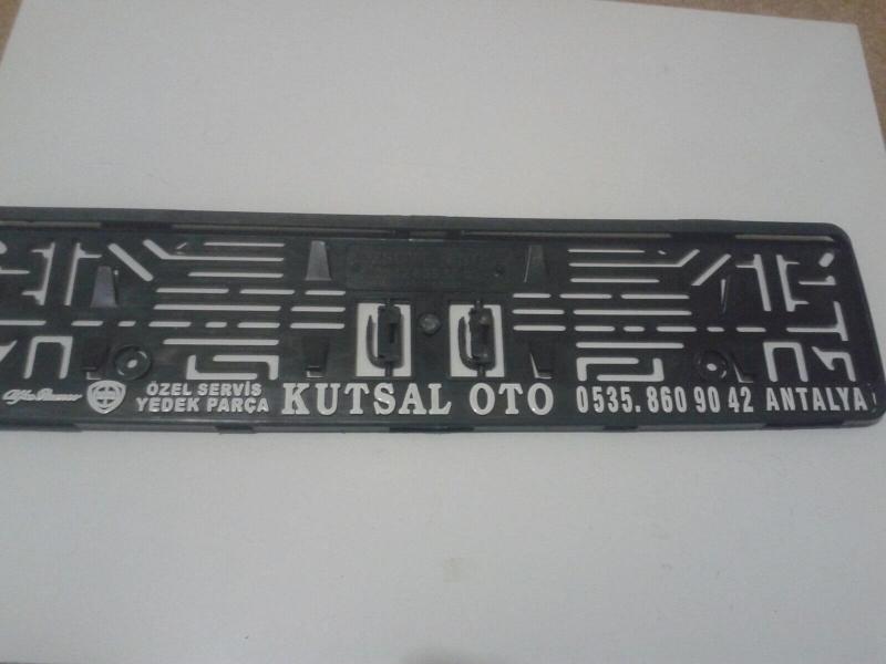 Kabartmalı Krom Kaplama Plakalık -42
